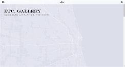 Desktop Screenshot of etc-gallery.com