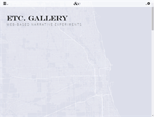 Tablet Screenshot of etc-gallery.com